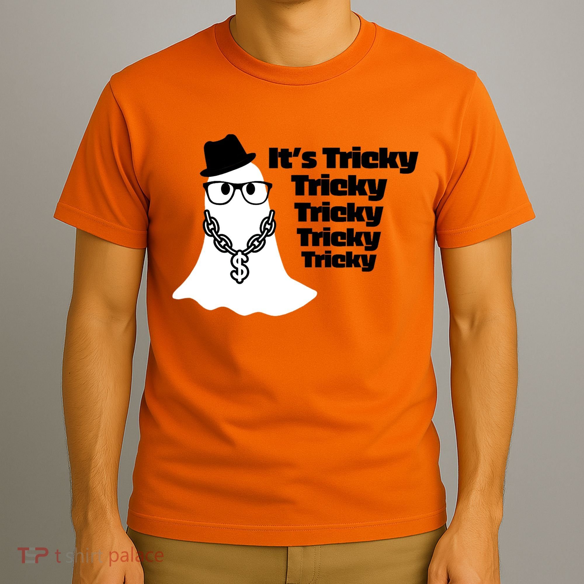 Its Tricky Tricky Tricky Ghost Boo Its Tricky Halloween T-Shirt