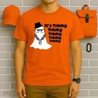 Its Tricky Tricky Tricky Ghost Boo Its Tricky Halloween T-Shirt thumb 6