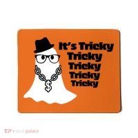 Its Tricky Tricky Tricky Ghost Boo Its Tricky Halloween Mousepad thumb 0