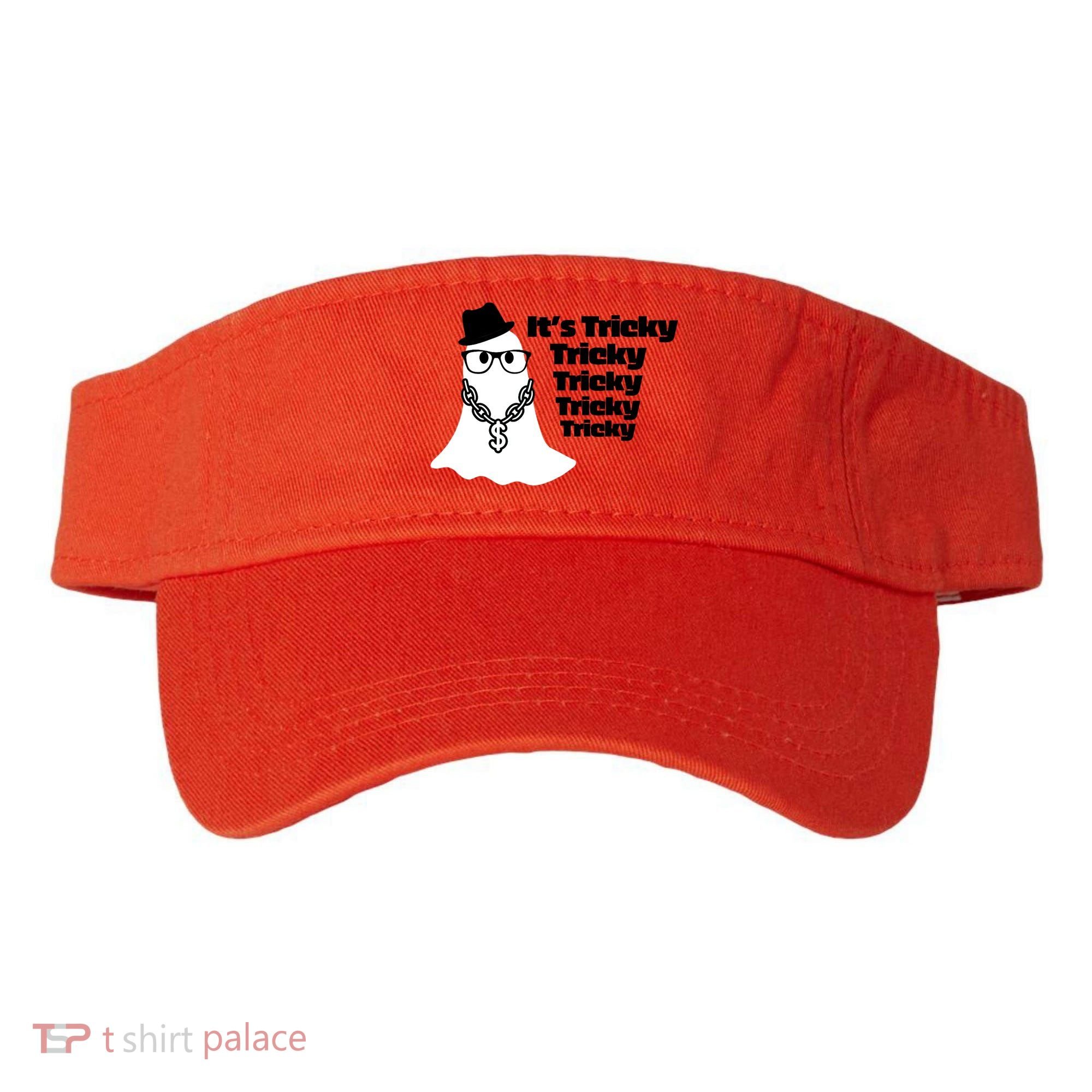 Its Tricky Tricky Tricky Ghost Boo Its Tricky Halloween Visor