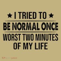 I Tried To Be Normal Once Worst Two Minutes Of My Life Sweatshirt thumb 2