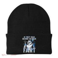 If They Talk Behind Your Back Fart Beanie thumb 0
