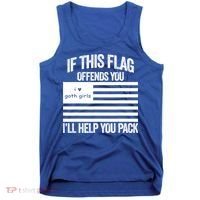 If This USA Goth Girls Flag Offends You, I'll Help You Pack Tank Top thumb 0