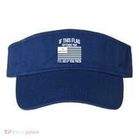 If This USA Goth Girls Flag Offends You, I'll Help You Pack Visor thumb 0