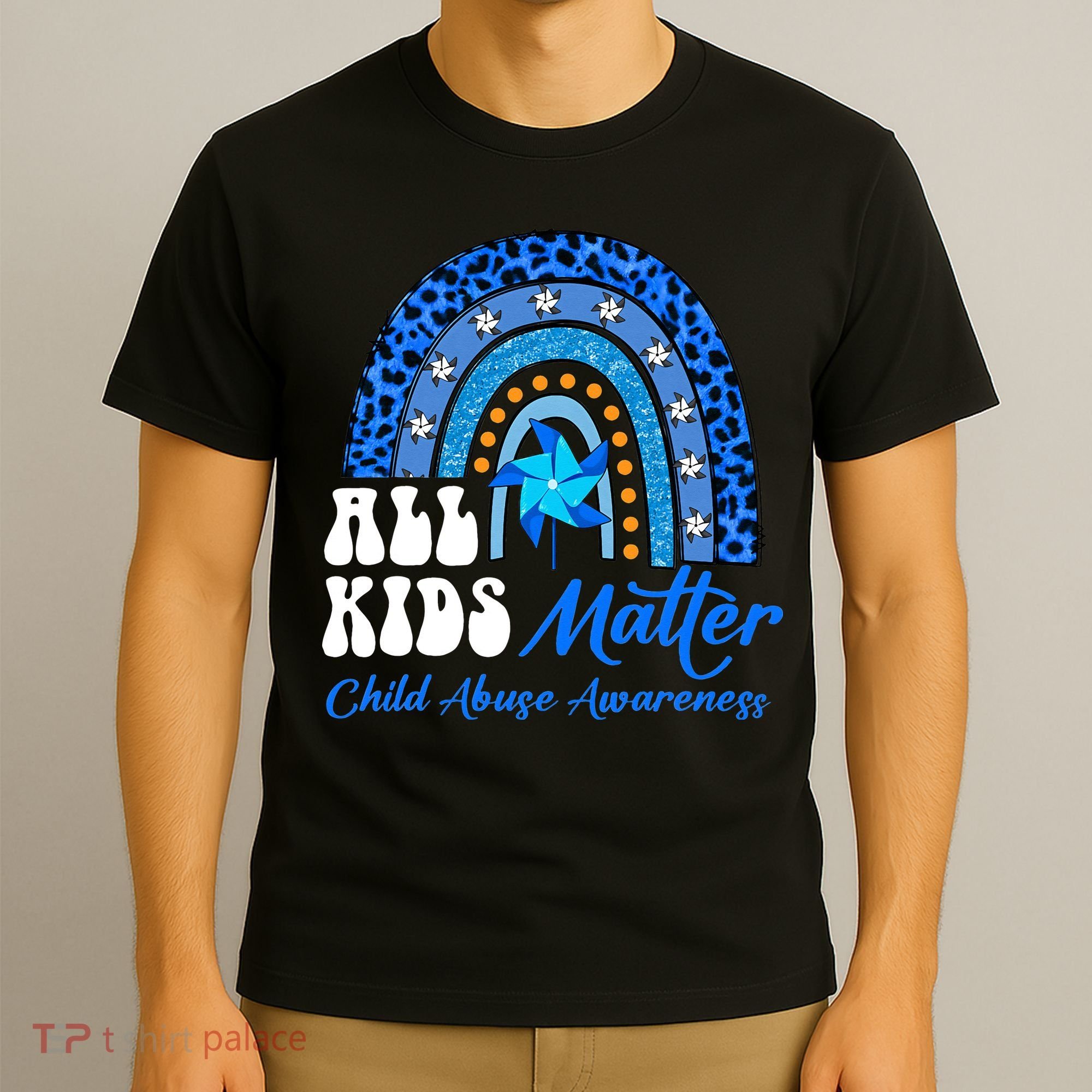 I'm Their Voice Pinwheel Child Abuse Prevention Awareness T-Shirt