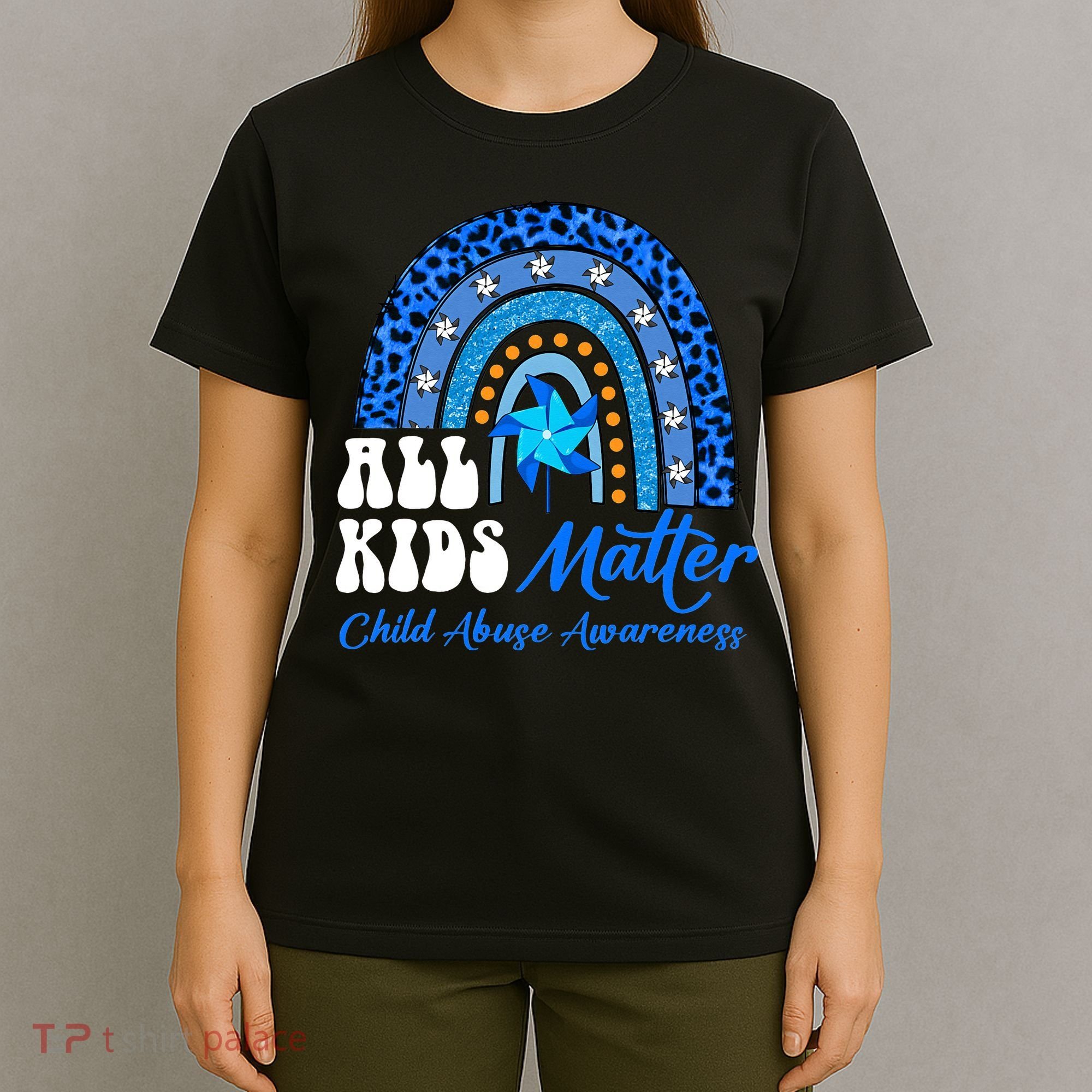 I'm Their Voice Pinwheel Child Abuse Prevention Awareness T-Shirt