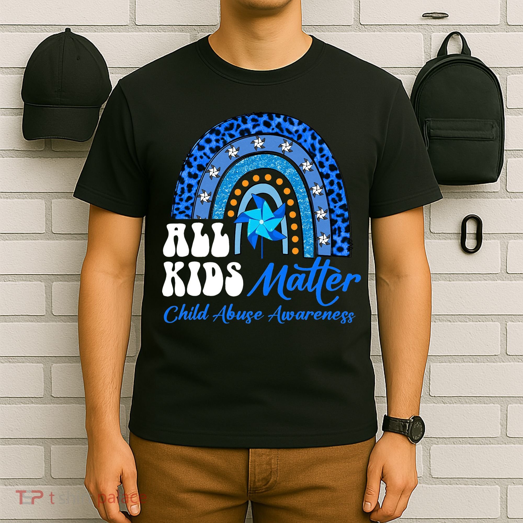 I'm Their Voice Pinwheel Child Abuse Prevention Awareness T-Shirt