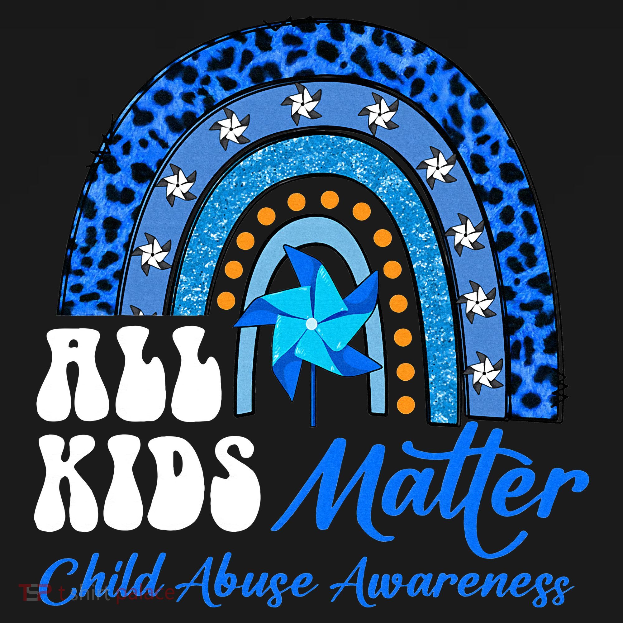 I'm Their Voice Pinwheel Child Abuse Prevention Awareness T-Shirt