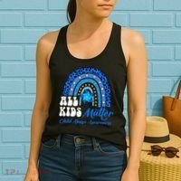 I'm Their Voice Pinwheel Child Abuse Prevention Awareness Women's Tank Top thumb 2