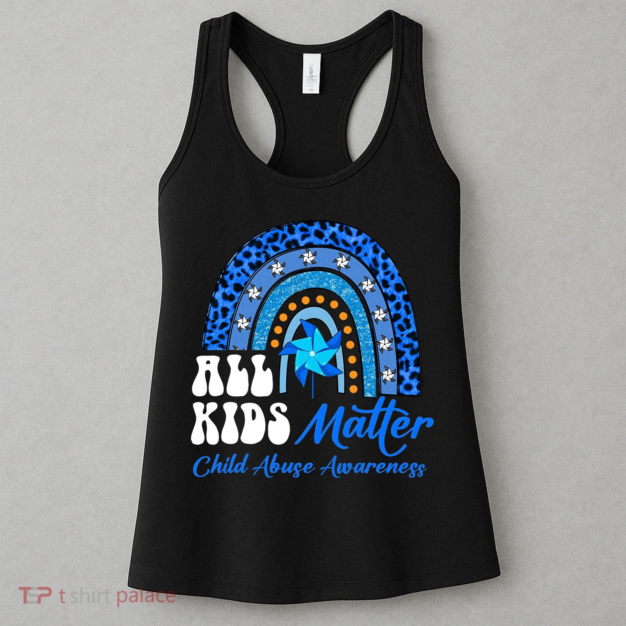 I'm Their Voice Pinwheel Child Abuse Prevention Awareness Women's Tank Top
