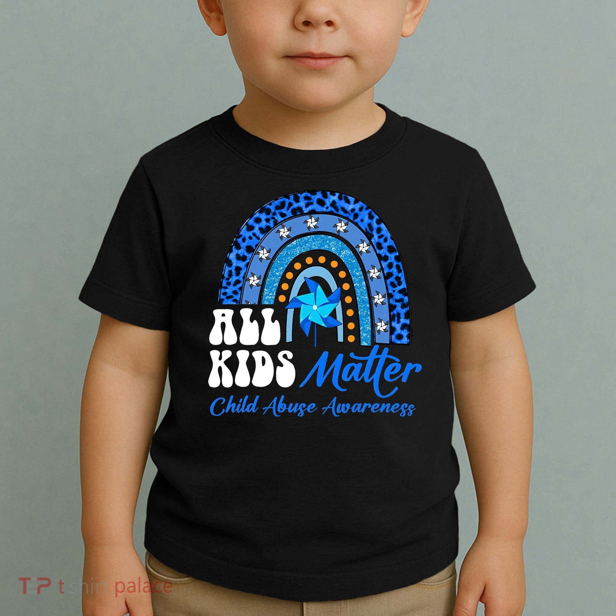 I'm Their Voice Pinwheel Child Abuse Prevention Awareness Toddler T-Shirt