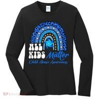 I'm Their Voice Pinwheel Child Abuse Prevention Awareness Women's Long Sleeve Shirt thumb 0