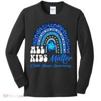 I'm Their Voice Pinwheel Child Abuse Prevention Awareness Kids Long Sleeve Shirt thumb 0