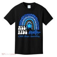 I'm Their Voice Pinwheel Child Abuse Prevention Awareness Kids T-Shirt thumb 0