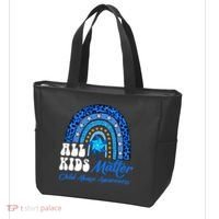I'm Their Voice Pinwheel Child Abuse Prevention Awareness Tote Bag thumb 3