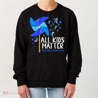 Im Their Voice Stop Child Abuse Prevention Awareness Month Women's Sweatshirt thumb 0