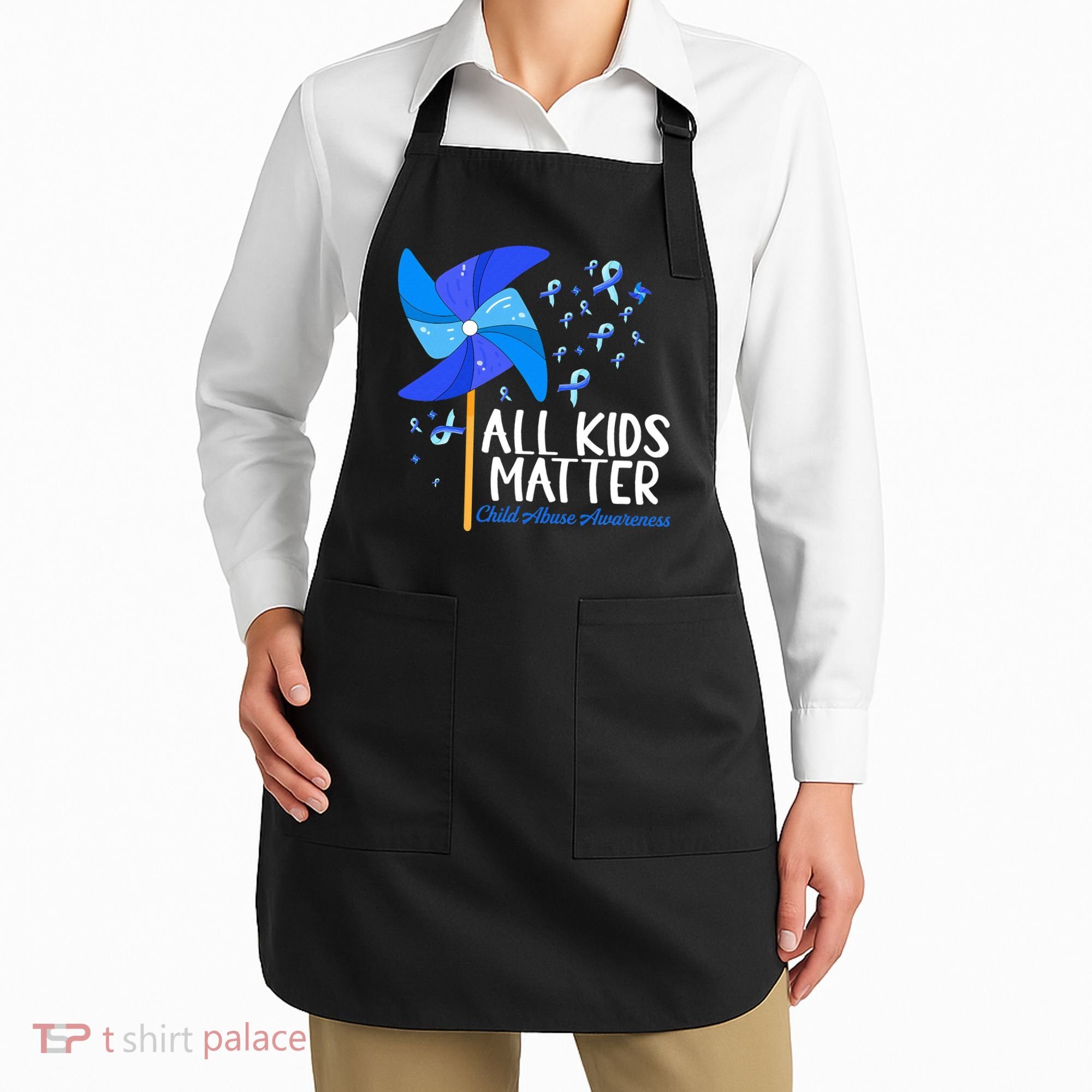 Im Their Voice Stop Child Abuse Prevention Awareness Month Apron