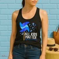 Im Their Voice Stop Child Abuse Prevention Awareness Month Women's Tank Top thumb 2