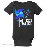 Im Their Voice Stop Child Abuse Prevention Awareness Month Baby Bodysuit thumb 0