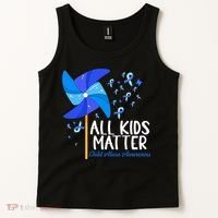 Im Their Voice Stop Child Abuse Prevention Awareness Month Tank Top thumb 2