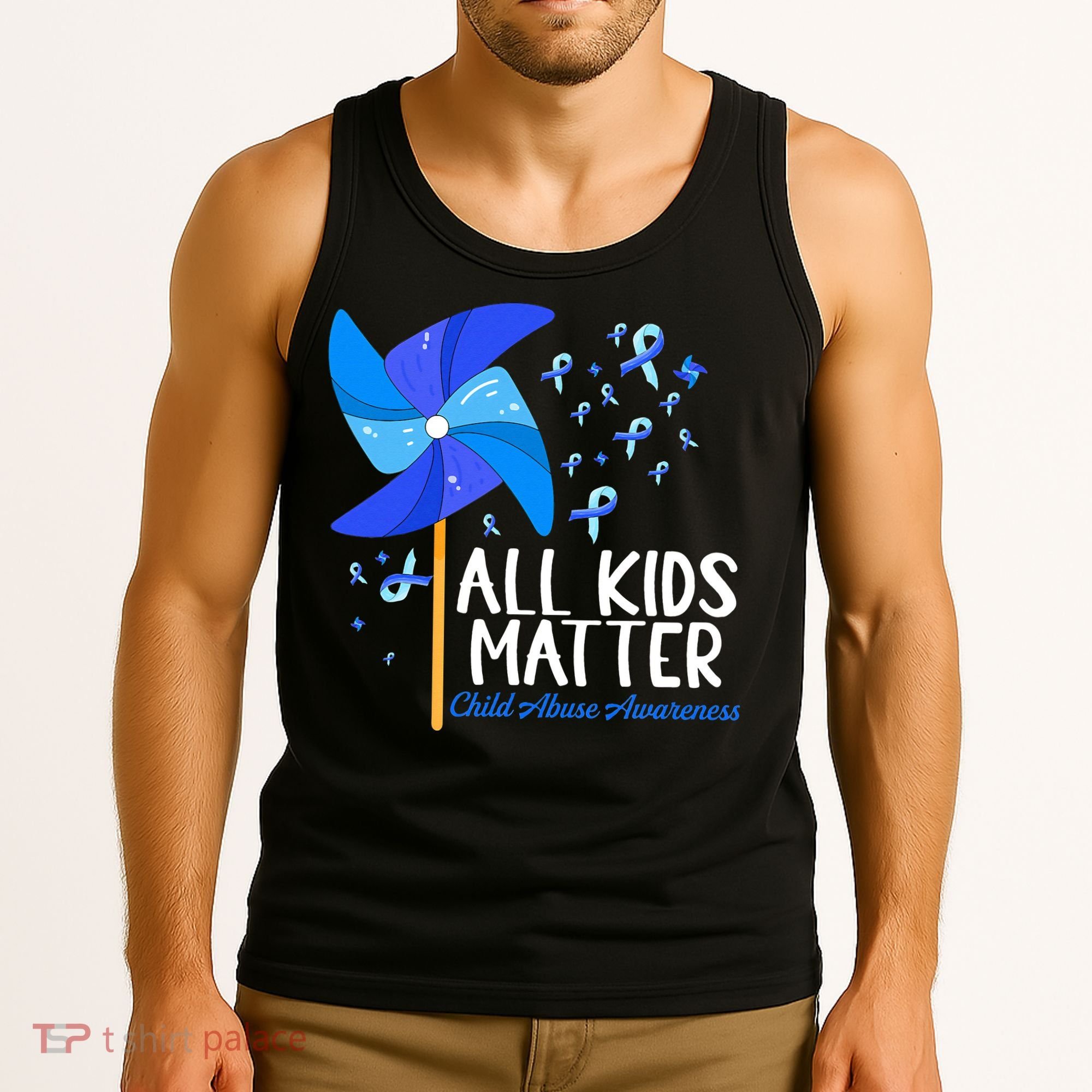 Im Their Voice Stop Child Abuse Prevention Awareness Month Tank Top