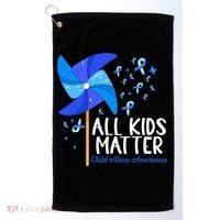 Im Their Voice Stop Child Abuse Prevention Awareness Month Golf Towel thumb 0