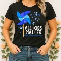 Im Their Voice Stop Child Abuse Prevention Awareness Month Women's T-Shirt thumb 2