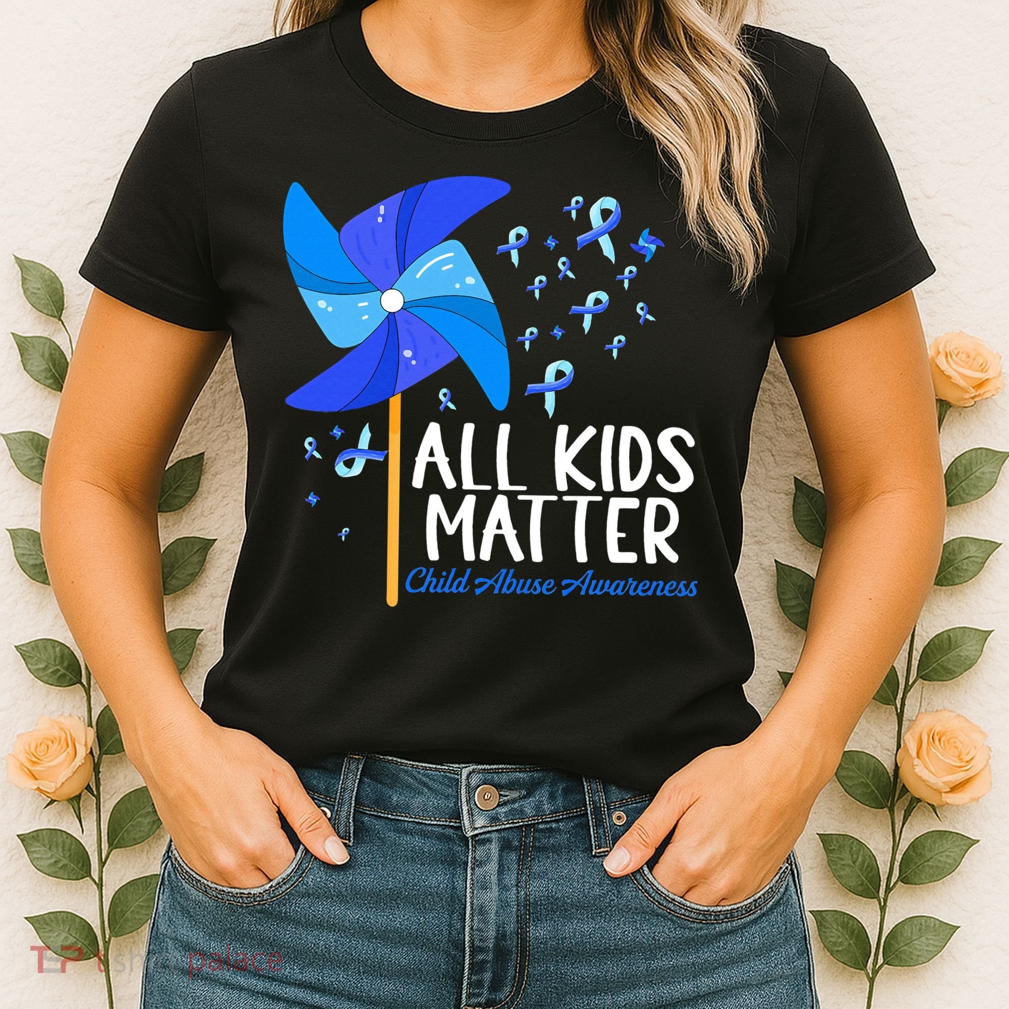 Im Their Voice Stop Child Abuse Prevention Awareness Month Women's T-Shirt