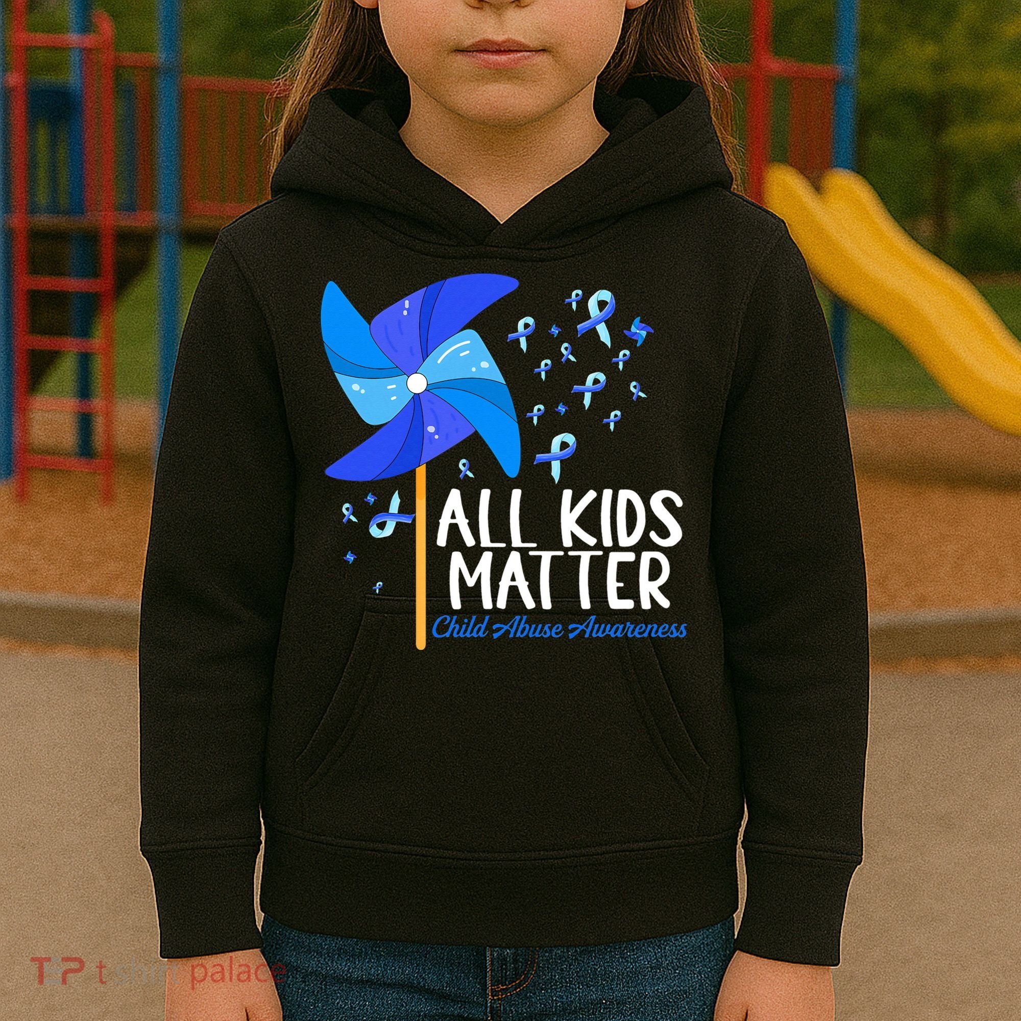 Im Their Voice Stop Child Abuse Prevention Awareness Month Kids Hoodie