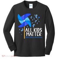Im Their Voice Stop Child Abuse Prevention Awareness Month Kids Long Sleeve Shirt thumb 0