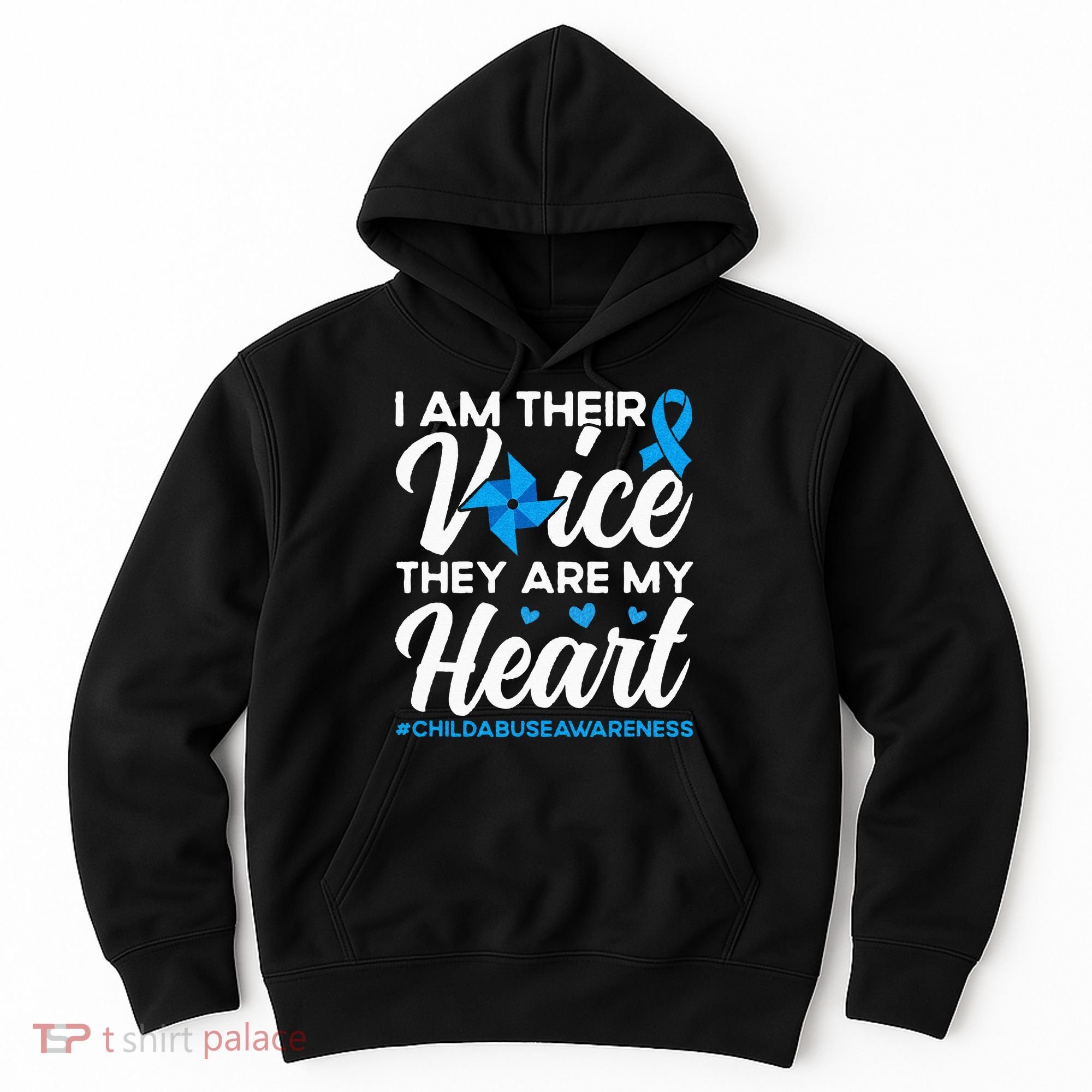 Im Their Voice Child Abuse Prevention Awareness Month Hoodie