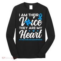 Im Their Voice Child Abuse Prevention Awareness Month Long Sleeve Shirt thumb 0