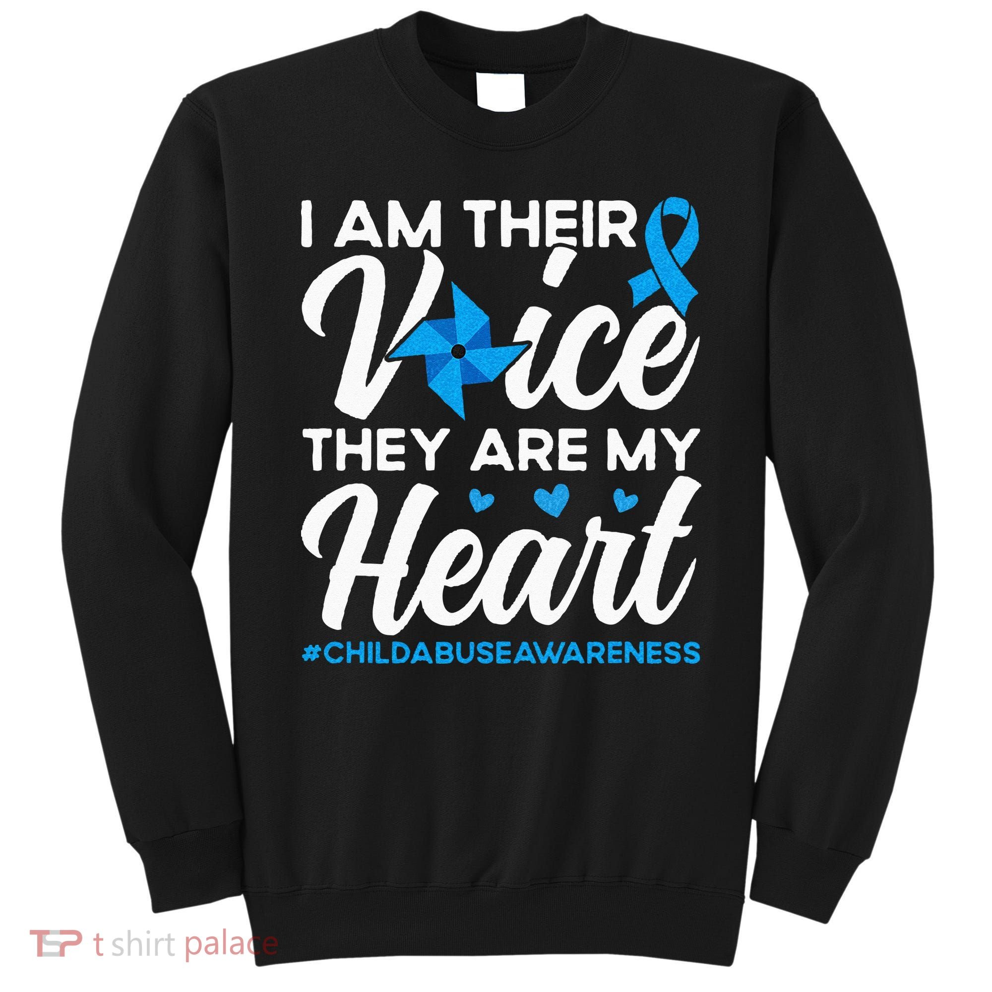 Im Their Voice Child Abuse Prevention Awareness Month Sweatshirt