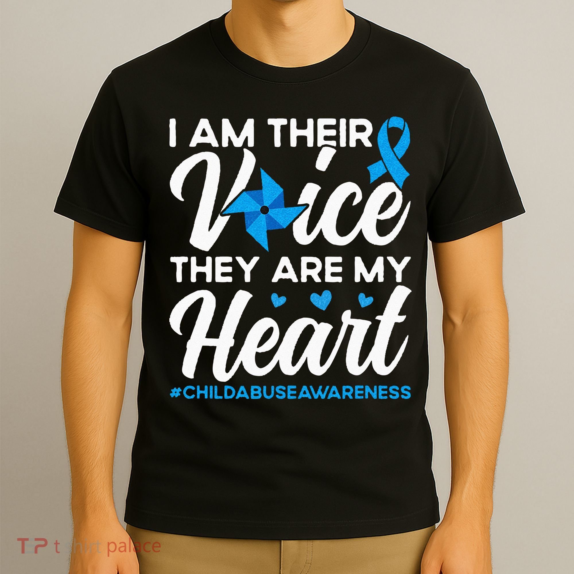Im Their Voice Child Abuse Prevention Awareness Month T-Shirt