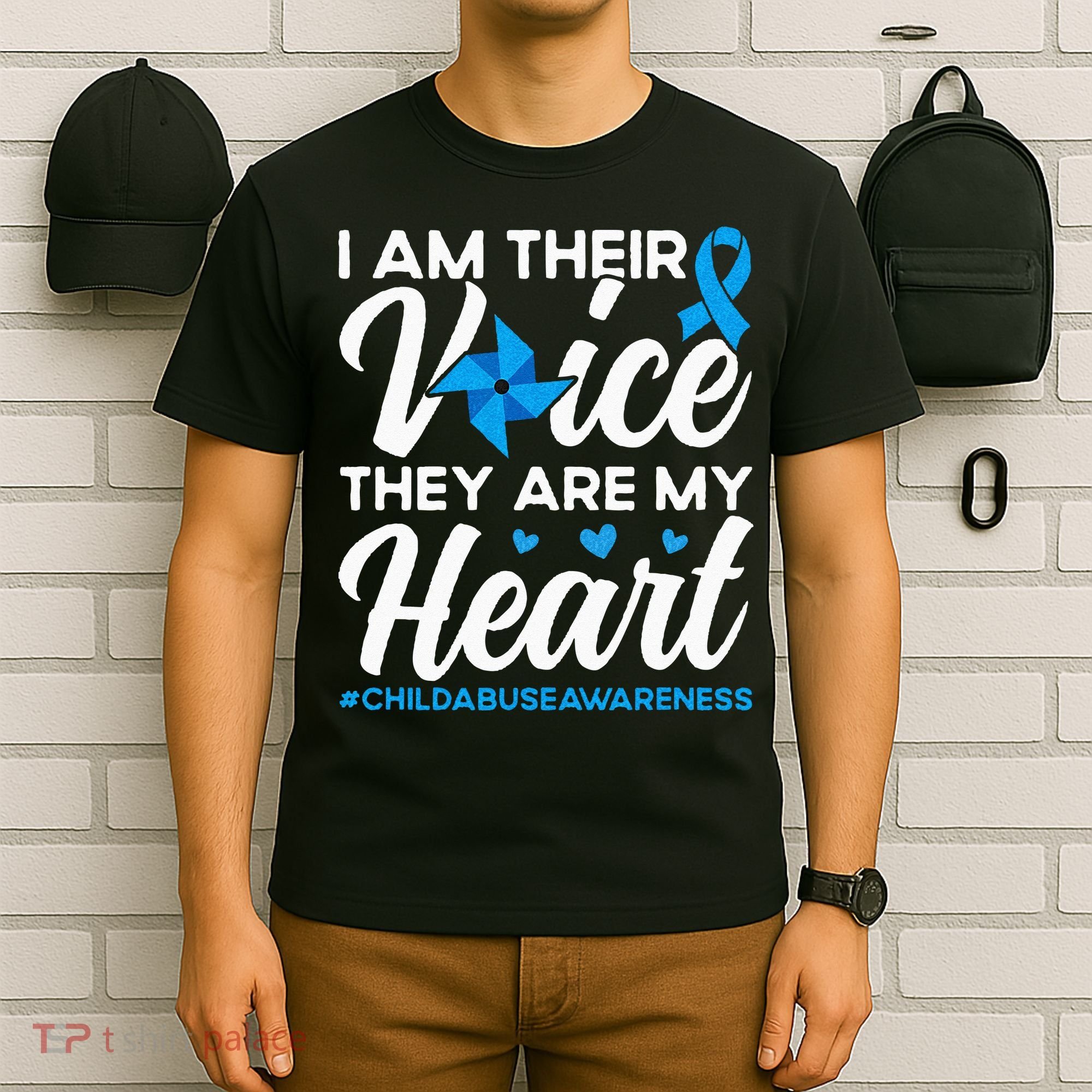 Im Their Voice Child Abuse Prevention Awareness Month T-Shirt