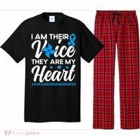 Im Their Voice Child Abuse Prevention Awareness Month Pajama Set thumb 0