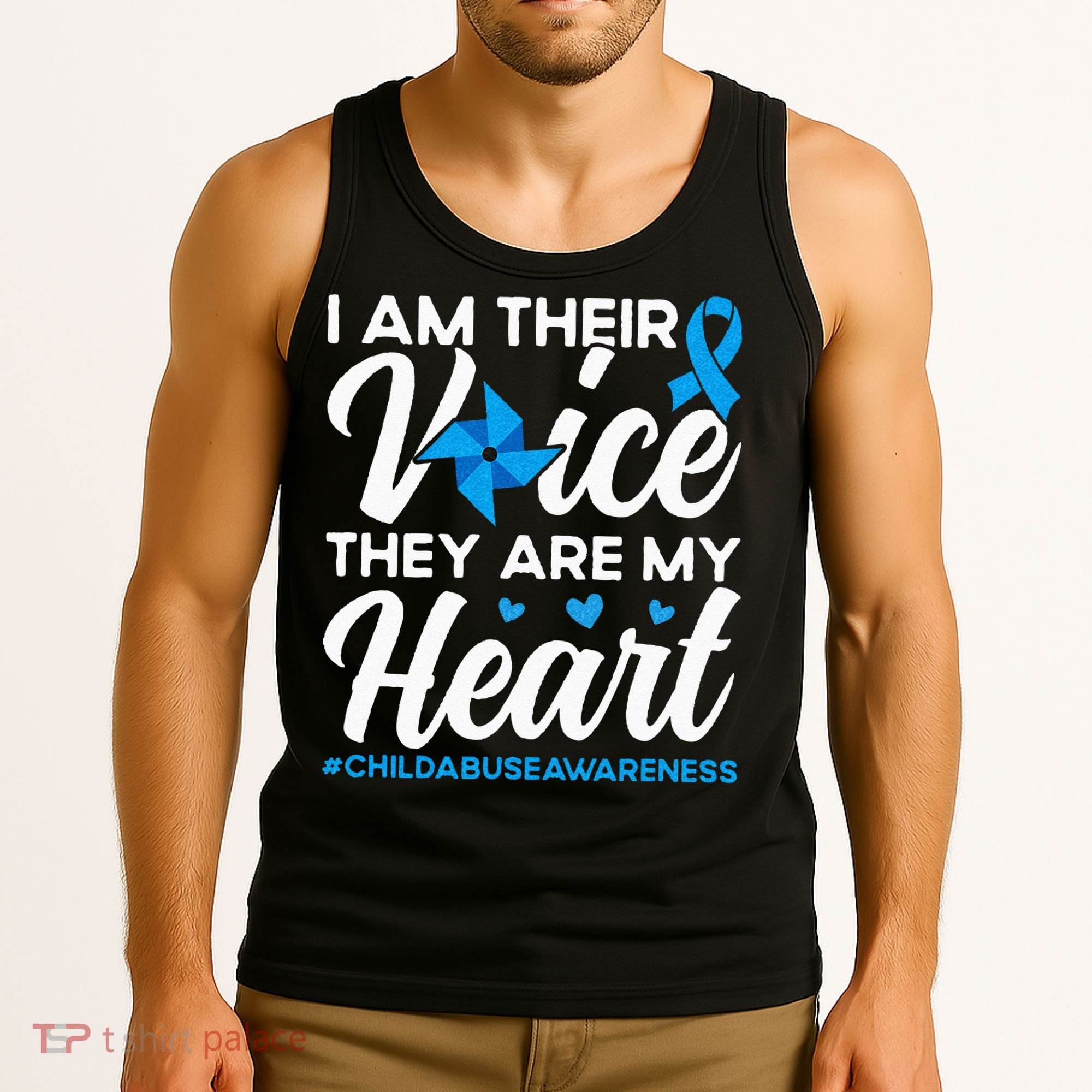 Im Their Voice Child Abuse Prevention Awareness Month Tank Top