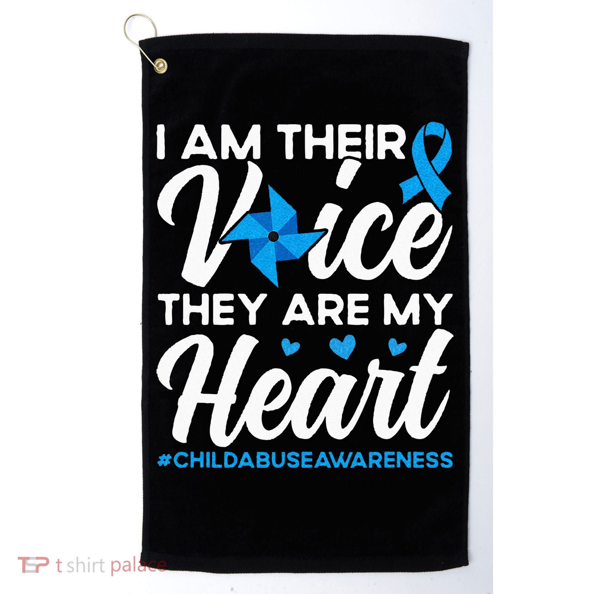 Im Their Voice Child Abuse Prevention Awareness Month Golf Towel