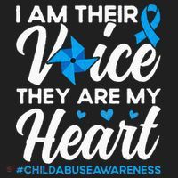 Im Their Voice Child Abuse Prevention Awareness Month Golf Towel thumb 3
