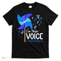 Im Their Voice Pinwheel Child Abuse Prevention Awareness T-Shirt thumb 0