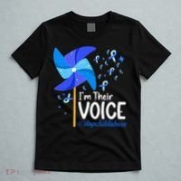 Im Their Voice Pinwheel Child Abuse Prevention Awareness T-Shirt thumb 5