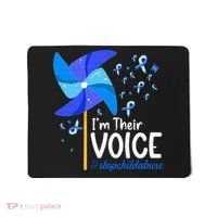 Im Their Voice Pinwheel Child Abuse Prevention Awareness Mousepad thumb 0