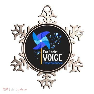 Im Their Voice Pinwheel Child Abuse Prevention Awareness Ornament