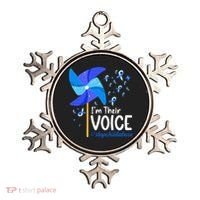 Im Their Voice Pinwheel Child Abuse Prevention Awareness Ornament thumb 0