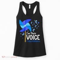 Im Their Voice Pinwheel Child Abuse Prevention Awareness Women's Tank Top thumb 0