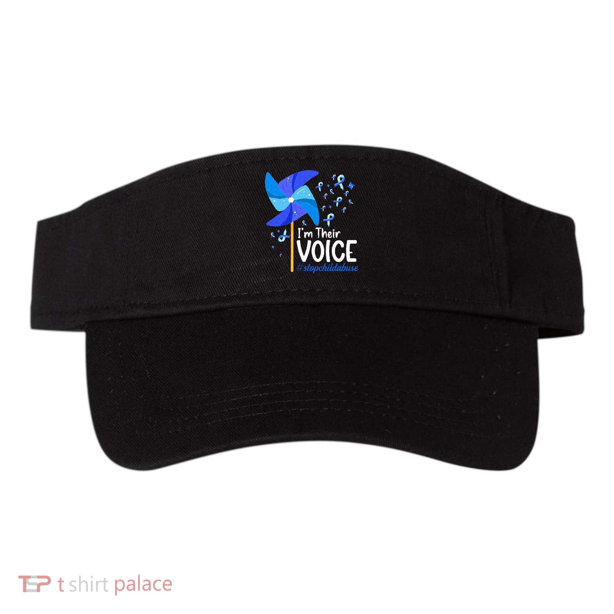 Im Their Voice Pinwheel Child Abuse Prevention Awareness Visor