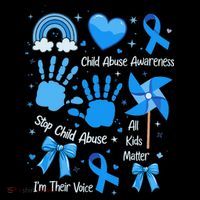 Im Their Voice Child Abuse Awareness Pinwheel Coquette Bow Coffee Mug thumb 5