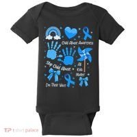 Im Their Voice Child Abuse Awareness Pinwheel Coquette Bow Baby Bodysuit thumb 0