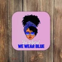 I'm Their Voice Child Abuse Prevention Awareness Month Coaster thumb 0