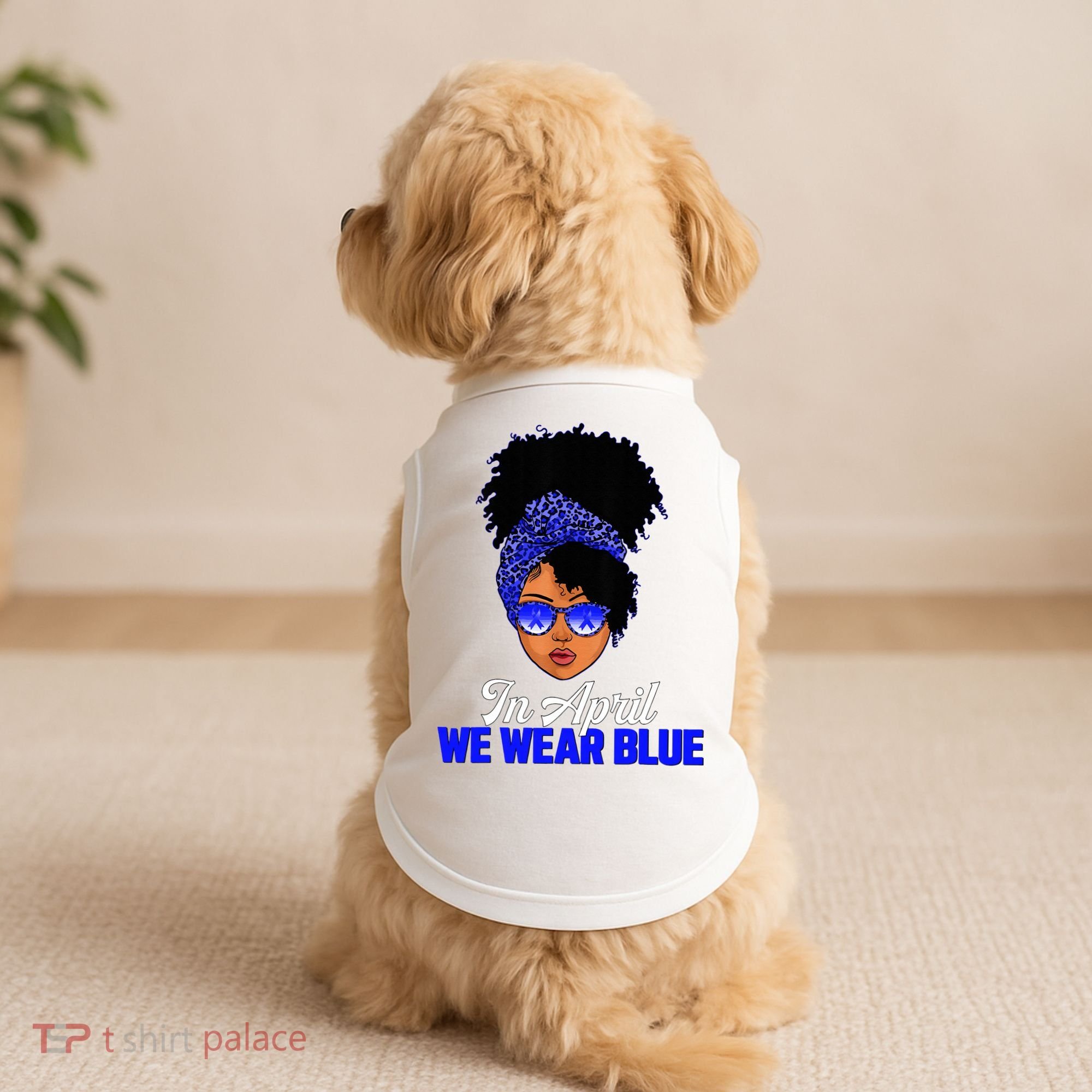 I'm Their Voice Child Abuse Prevention Awareness Month Doggie Tank